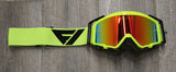 Flow Vision Rythem™ Motocross Goggle: Flo Yellow/Black