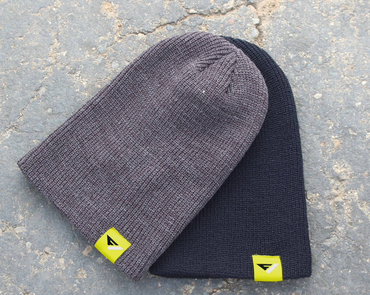 Flow Vision® Knitted Flip Beanie: Black