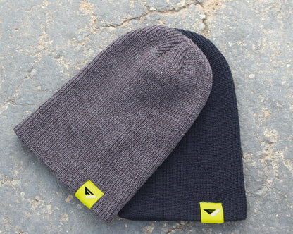 Flow Vision® Knitted Flip Beanie: Black