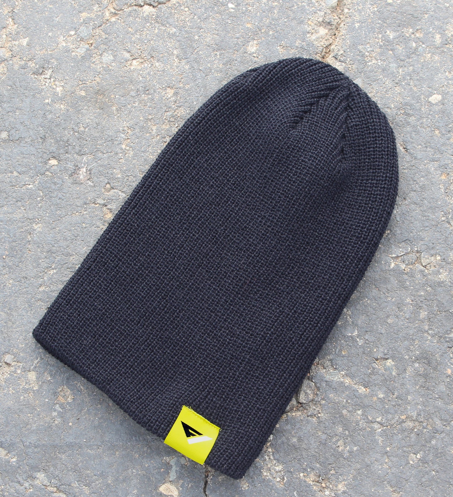 Flow Vision® Knitted Flip Beanie: Black
