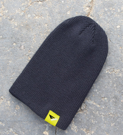 Flow Vision® Knitted Flip Beanie: Black