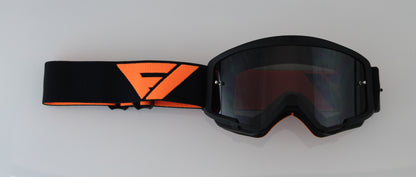 Flow Vision Youth Section™ Motocross Goggle: Black/Orange