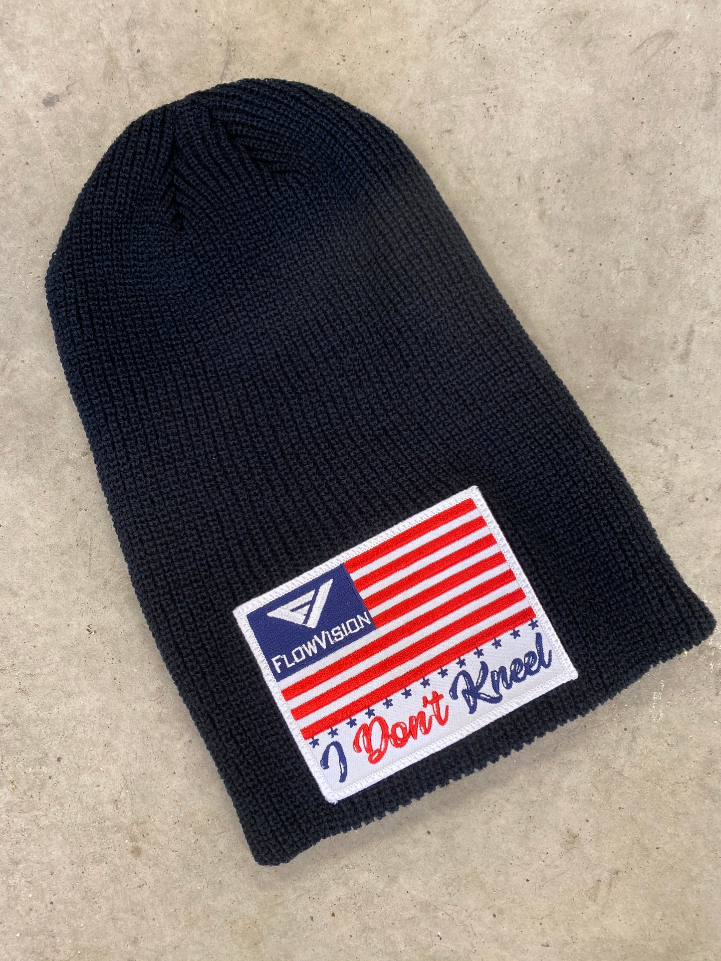 Flow Vision® Knitted I Don't Kneel Beanie
