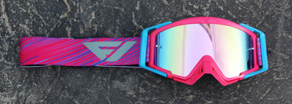 Flow Vision Rythem™ Motocross Goggle: Magenta
