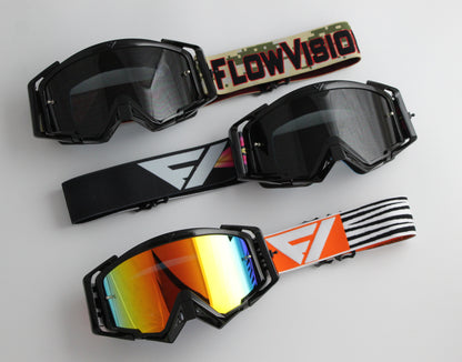 Flow Vision Rythem™ Motocross Goggle: Zebra
