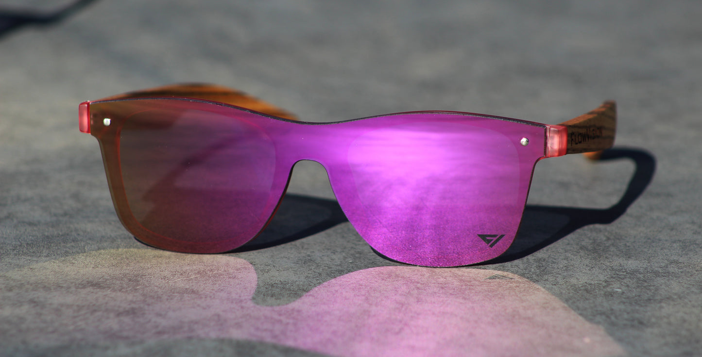 Flow Vision Rythem™ Sunglasses: Purple