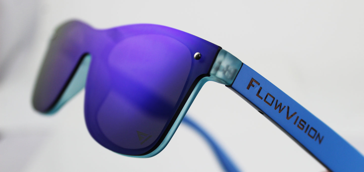 Flow Vision Rythem™ Sunglasses: Cobalt