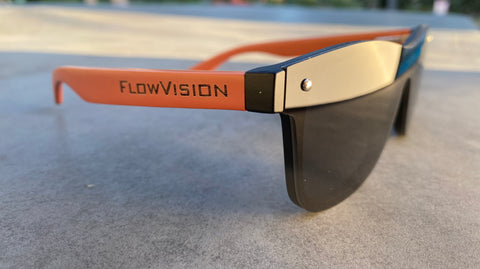Flow Vision Rythem™ Sunglasses: Georgia (Orange/Black)