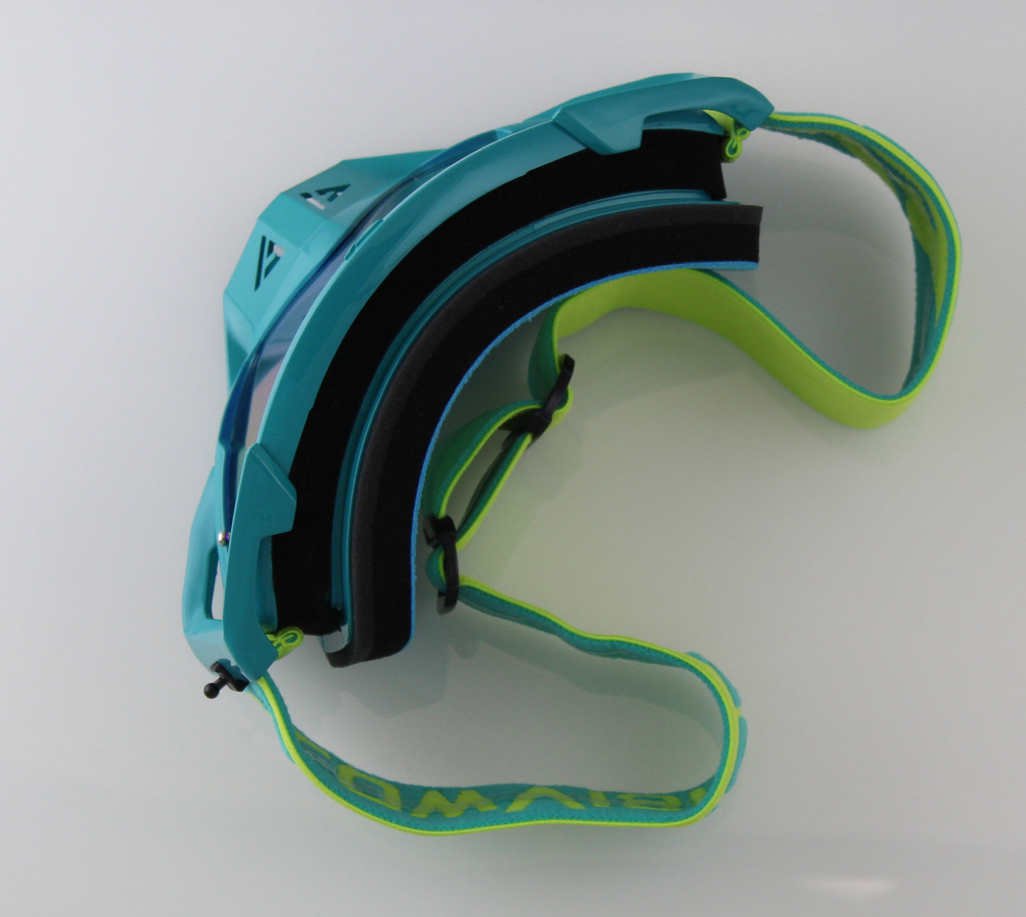 Flow Vision Rythem™ Motocross Goggle: Seafoam/Acid