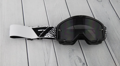 Flow Vision Youth Section™ Motocross Goggle: Black/White
