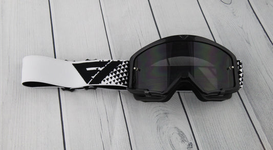 Flow Vision Youth Section™ Motocross Goggle: Black/White