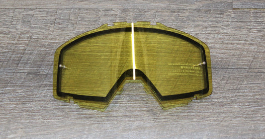 FlowVision® Rythem/Section™ Motocross Lens: Dual-Pane, Anti Fog Pro-Clear Yellow