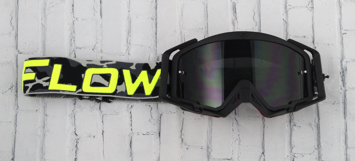 Flow Vision Rythem™ Motocross Goggle: Camo Flow