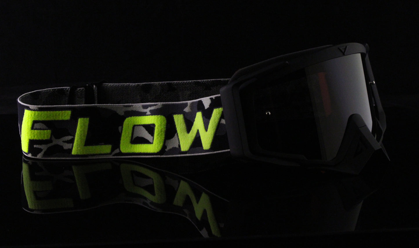 Flow Vision Rythem™ Motocross Goggle: Camo Flow