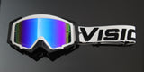 Flow Vision Rythem™ Motocross Goggle: White/Black