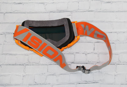 Flow Vision Rythem™ Motocross Goggle: Orange/Grey