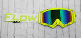 Flow Vision Rythem™ Motocross Goggle: Acid/White