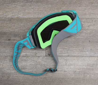 Flow Vision Rythem™ Motocross Goggle: Grey/Teal