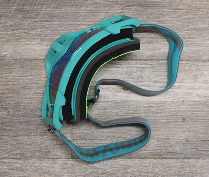 Flow Vision Rythem™ Motocross Goggle: Grey/Teal