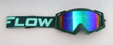 Flow Vision Rythem™ Motocross Goggle: Forrest Green/Teal