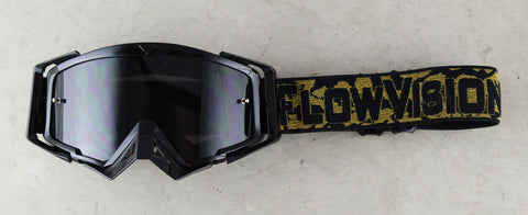 Flow Vision Rythem™ Motocross Goggle: Crude (Black Gold)