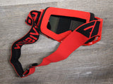 Flow Vision Rythem™ Motocross Goggle: Red/Black