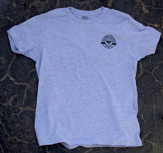 Flow Vision Youth T-Shirt: faith, Family, Moto